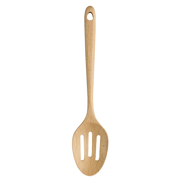 Lakeland Beech Wood Slotted Spoon image()