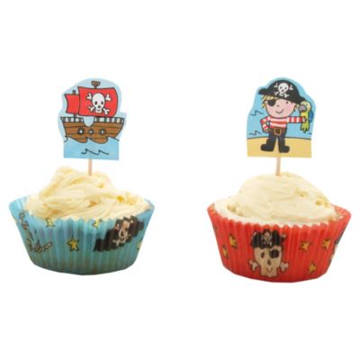 Mason Cash Pirate Cupcake Cases and Toppers image(1)