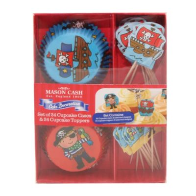Mason Cash Pirate Cupcake Cases and Toppers image(2)