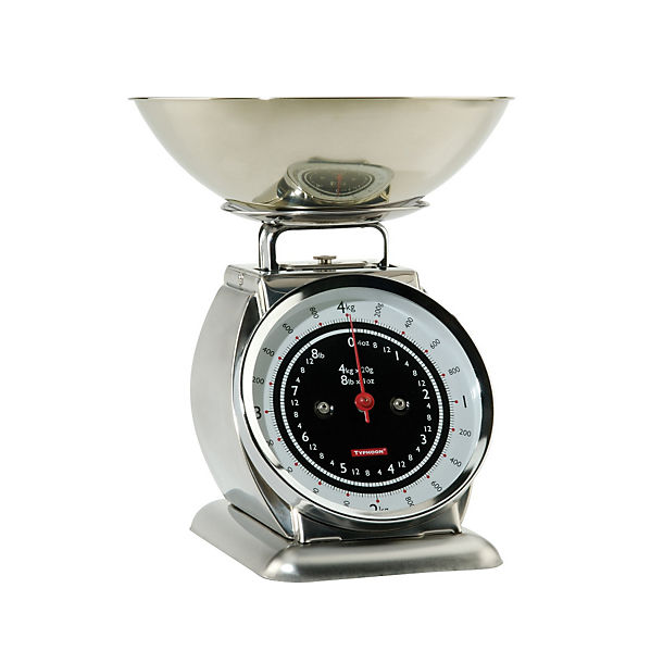 Typhoon® Bella Stainless Steel Mechanical Kitchen Weighing Scales image()