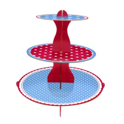 Mason Cash Polka Dot 3-Tier Cupcake Stand image(1)