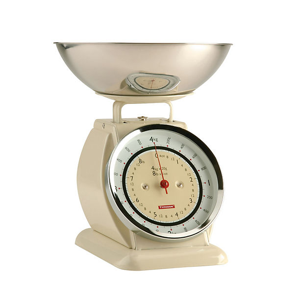 Typhoon® Bella Cream Mechanical Kitchen Weighing Scales image(1)