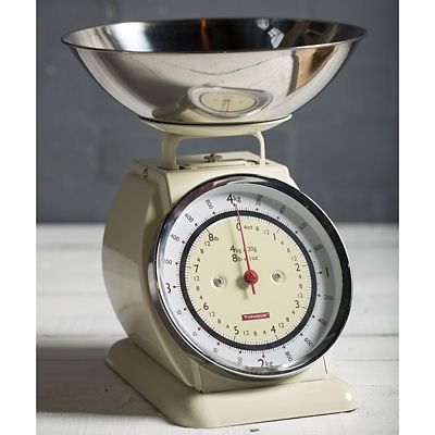 Typhoon® Bella Cream Mechanical Kitchen Weighing Scales image(2)