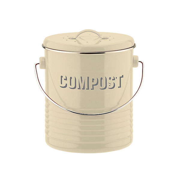 Typhoon® Vintage Kitchen Cream Compost Caddy image()