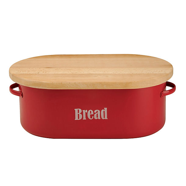 Typhoon® Vintage Kitchen Red Bread Bin image()