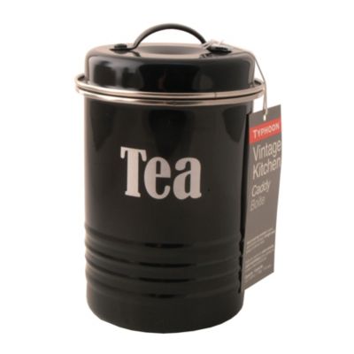 Typhoon® Vintage Kitchen Black Tea Canister image()