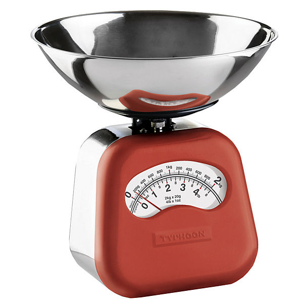 Typhoon® Novo Red Mechanical Kitchen Weighing Scales image(1)