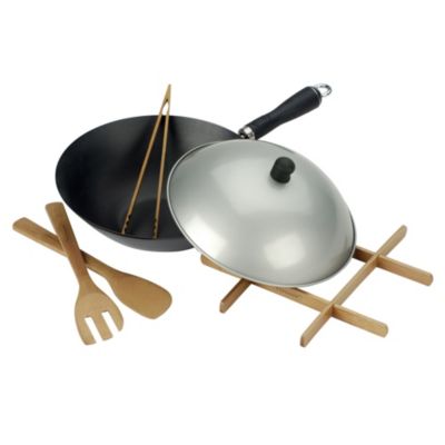 Typhoon® 30cm Non-Stick Signature Wok Set image(1)