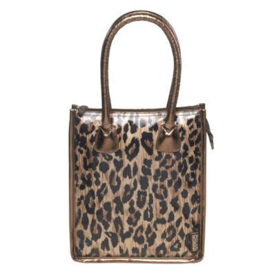 leopard lunch bag