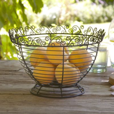 Filigree Fruit Basket image()