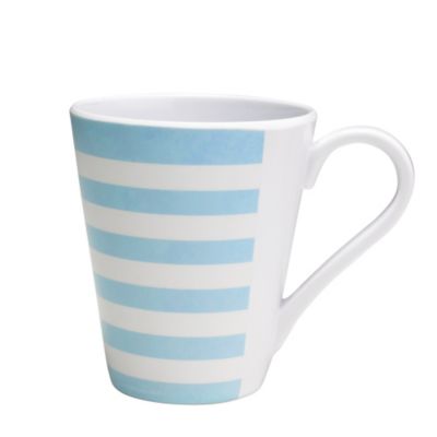 Summer Stripes Melamine Tableware Mug Sky Blue image()