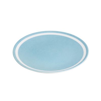 Summer Stripes Melamine Side Plate Sky Blue image()