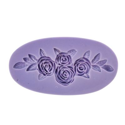 Rose Garland Silicone Icing Mould image(2)