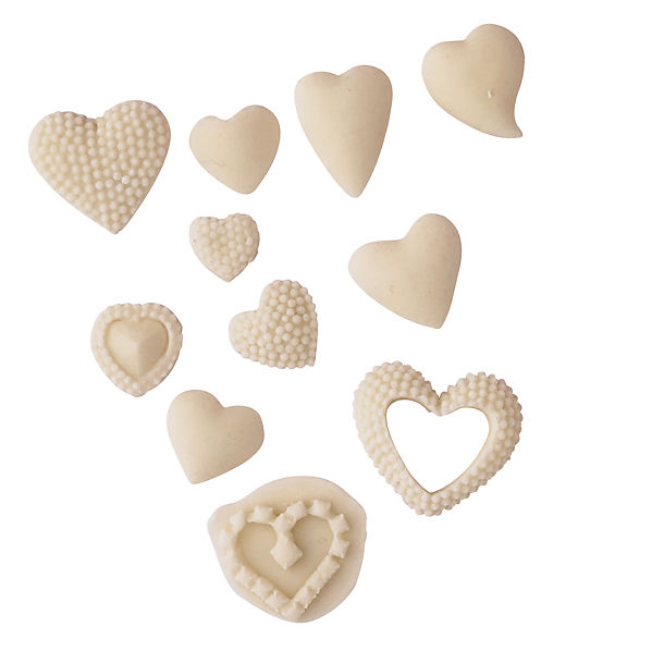 Hearts Silicone Icing Mould image(1)