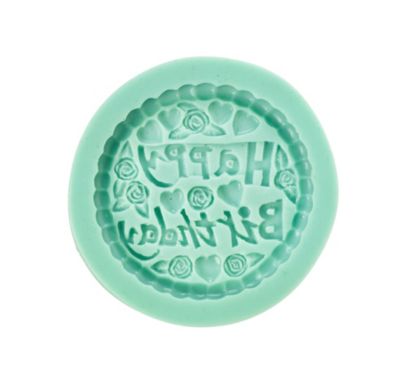 Happy Birthday Silicone Icing Mould image(3)