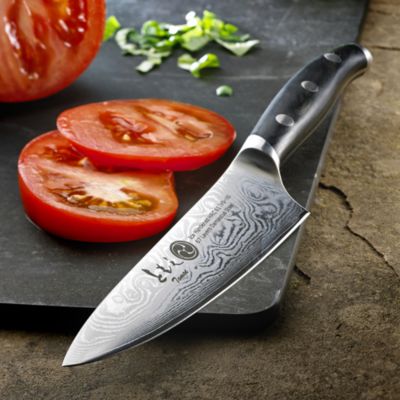 Damascus Japanese Santoku Kitchen Knife 18cm Blade image(2)