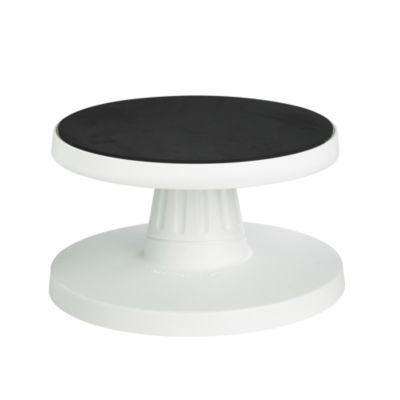 Tala Tilting Icing Turntable, White, Black