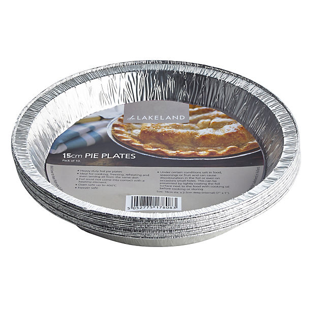 10 Foil Pie Plates 15cm image()