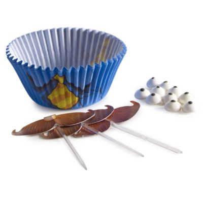 Moustache Cupcake Decorating Kit image(2)