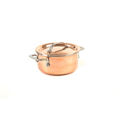 Copper Tri-Ply Mini Casserole Pan 10cm image(2)