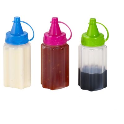 Sistema Sauce To Go Squeezy Sauce Bottle & Lid Lakeland