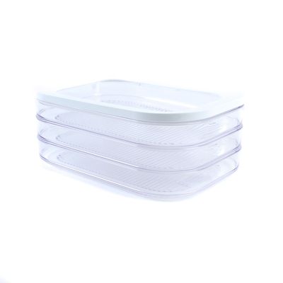 Ham & Cheese Slices 3 Tier Fridge Storage Container image(2)