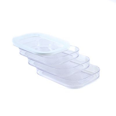 Ham & Cheese Slices 3 Tier Fridge Storage Container image(5)