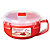 Klip It Microwave Cookware - Red Breakfast Bowl