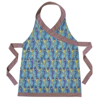 Peacock Print Apron image()
