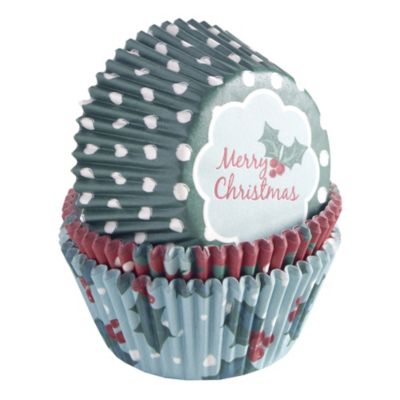 75 Traditional Christmas Cupcake Cases image()