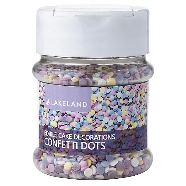 Cake Decorating Sprinkles - 55g Confetti Dots image(1)