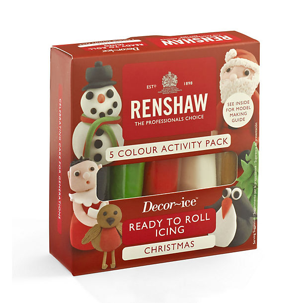 Renshaw Christmas Activity Icing Pack - 5 x 100g image(1)