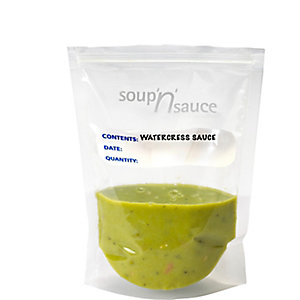 20 Soup n Sauce Press Seal Freezer Bags 500ml