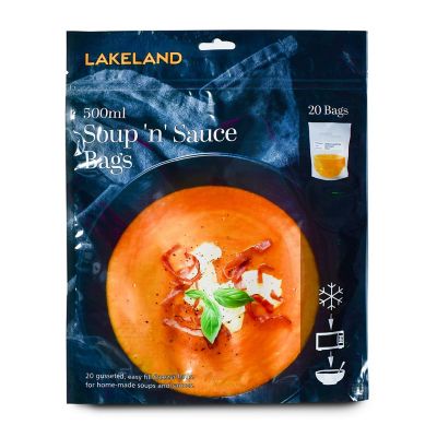 20 Soup n Sauce Press Seal Freezer Bags 500ml image(8)