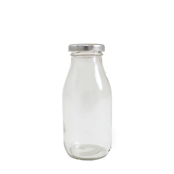 Lakeland Lidded Glass Milk Bottle 250ml image(1)