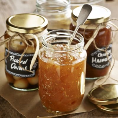 4 Extra Large Glass Jam Jars With Lids 750ml (2lb) image(3)