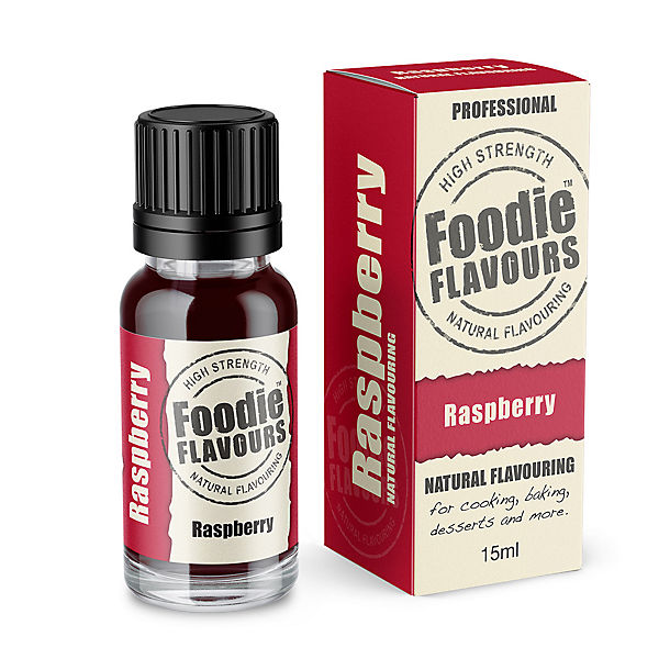 Foodie Flavours Natural Flavouring - Raspberry 15ml image(1)