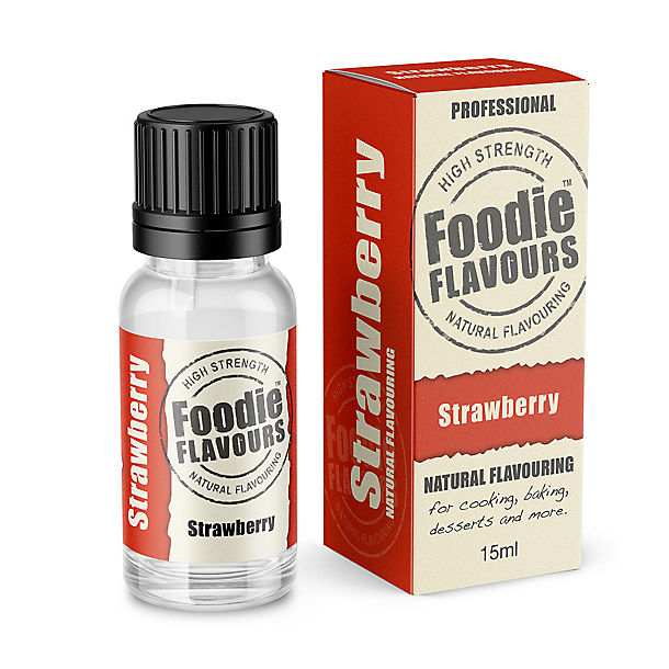 Foodie Flavours Natural Flavouring - Strawberry 15ml image(1)