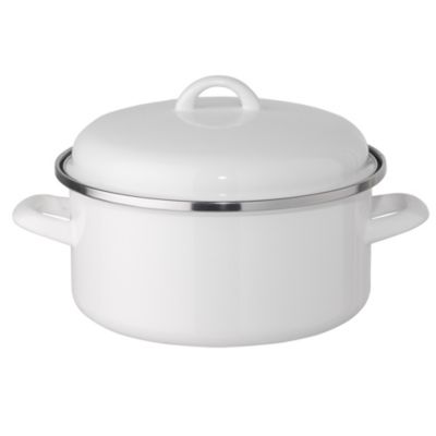 Enamelled Stockpot 22cm Cream image(1)