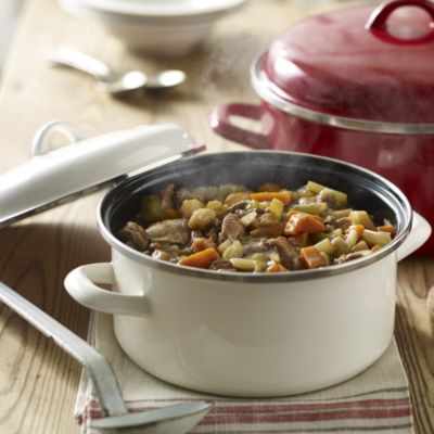 Enamelled Stockpot 22cm Cream image(2)