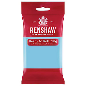 Renshaw Ready to Roll Coloured Icing - 250g Baby Blue
