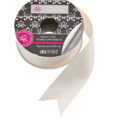 32mm x 10m Food Safe Ribbon - Champagne image()