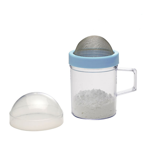 Lakeland & Mary Berry Flour Sifter & Duster with Cup & Lid by mary berry 