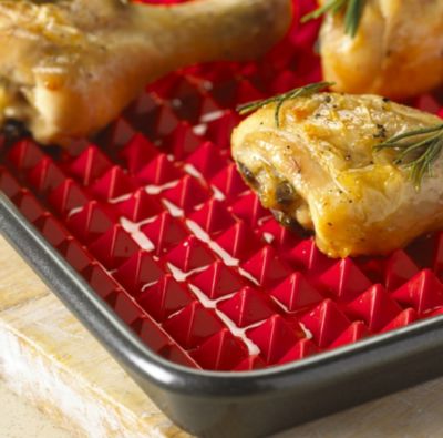 Pyramid Pan Roast Chicken Trivet & Fat Drainer - (Image 2)