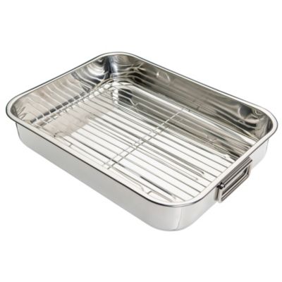 Stainless steel roasting clearance dish