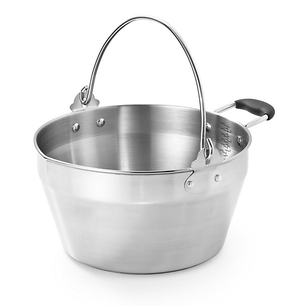 Stainless Steel Maslin Jam Pan and Handle 4.5L image(1)
