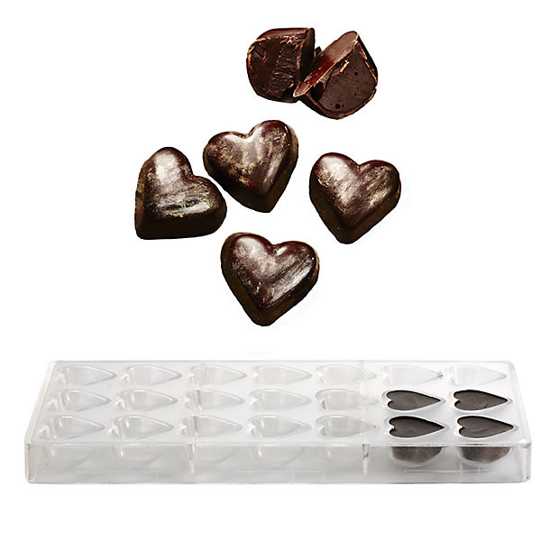 21 Hearts Chocolatier Artisan Chocolate Mould image(1)