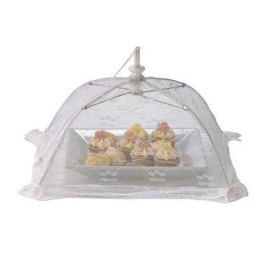 Lace Effect Food Umbrella Cover, White Lakeland