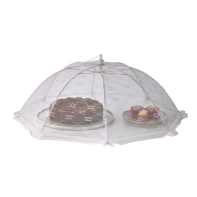 Jumbo Food Umbrella Cover, White Lakeland