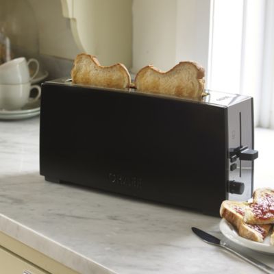 Graef Long Slot 2-Slice Toaster, Brushed Silver